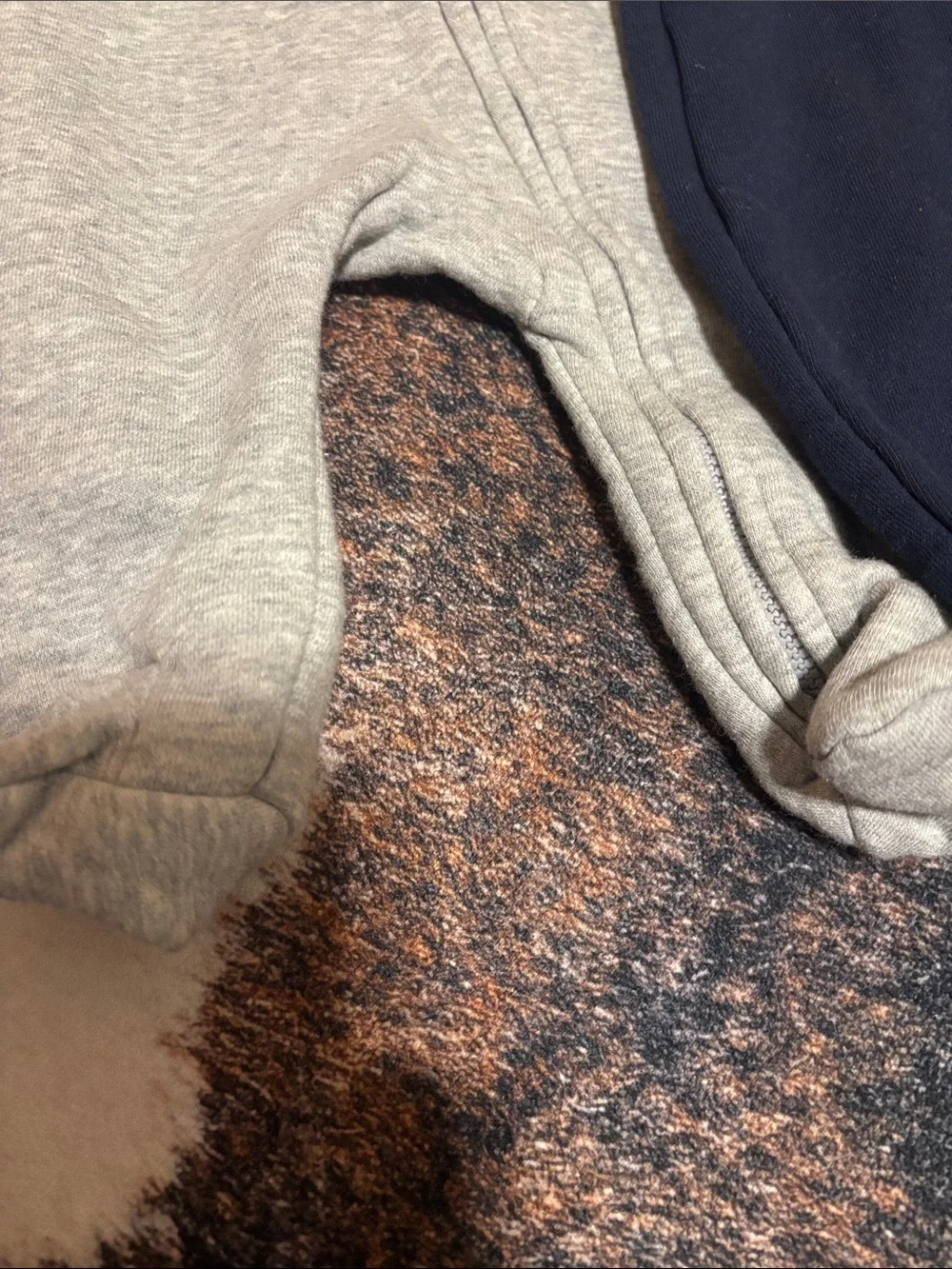 Twin matching sweater onesies